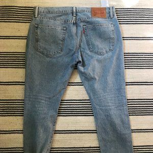 Levi's 512 Slim Tapered Jeans 33x30 Blue Denim